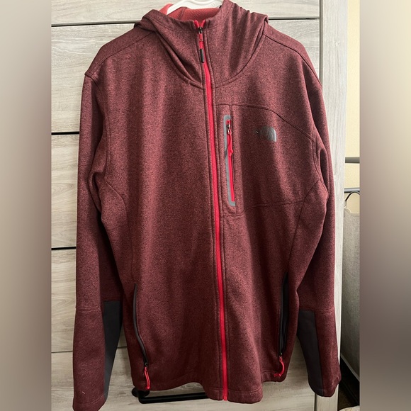 The North Face Maroon Full-Zip Jacket - Picture 1 of 4